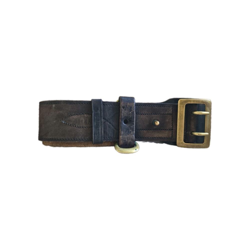 WWI British Military Sam Browne Belt 40"L/ 2.25"W